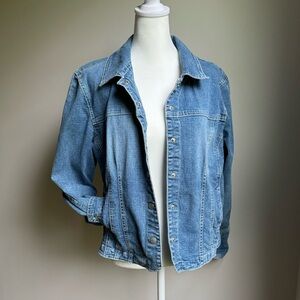 Live A Little Womens‎ Denim Jacket Size Medium